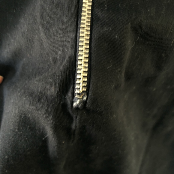 Zara Black Denim zip Up Dress - Picture 4 of 6